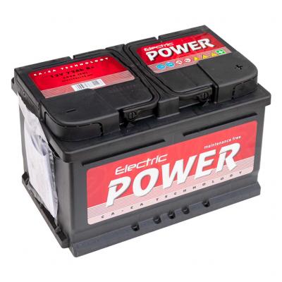 Electric Power 131572775110 akkumulátor, 12V 72Ah 680A J+ EU, alacsony